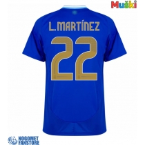 Argentina Lautaro Martinez #22 Gostujuci Dres Copa America 2024 Kratak Rukav